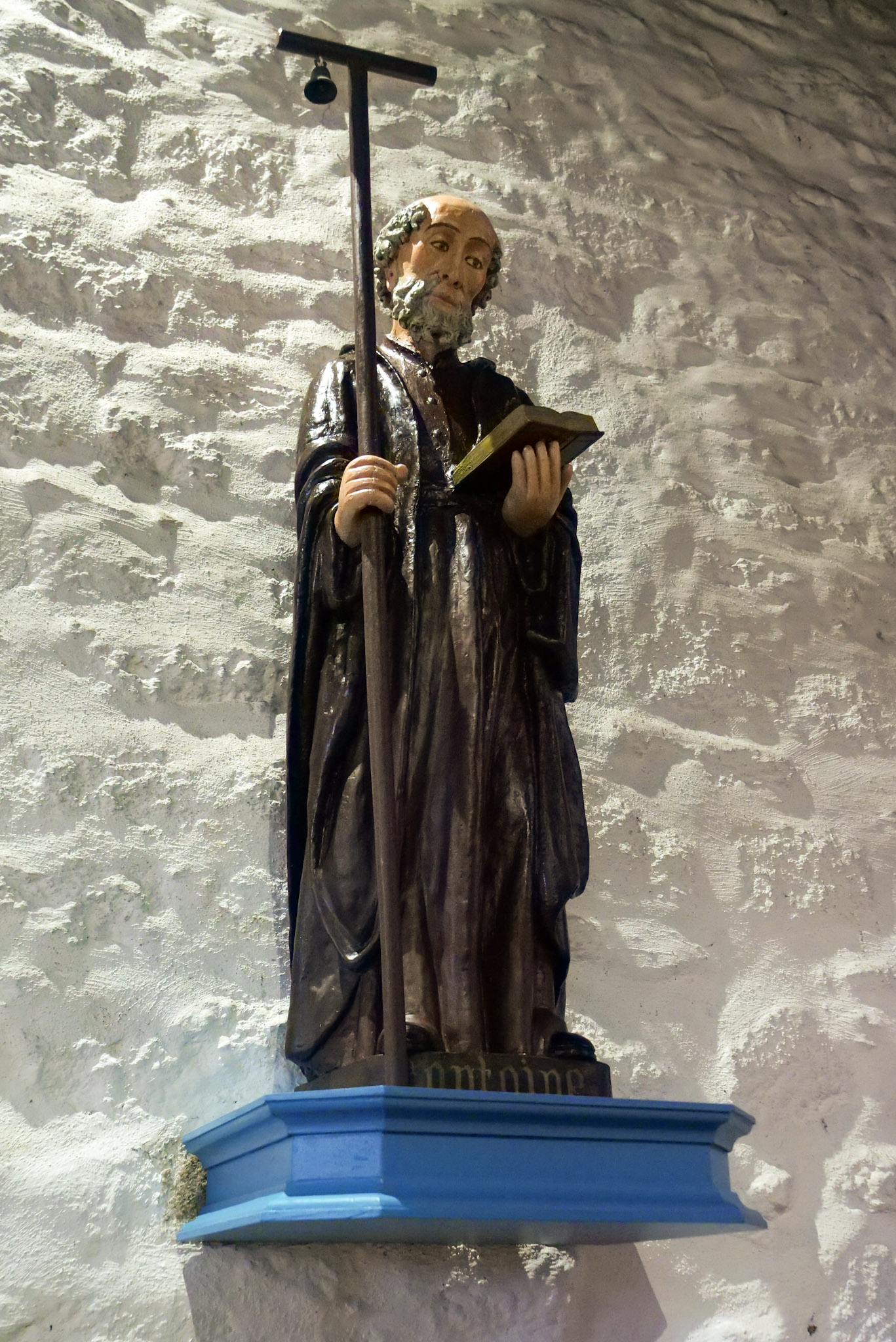Art Sacré Made In Italy Statue Saint Antoine De Padoue 65 Cm | Poudre De Marbre Et Quartz Espagnol | Finition Bronze Poli | Pour Décoration Religieuse Ou Funéraire Décoration Religieuse Funéraire