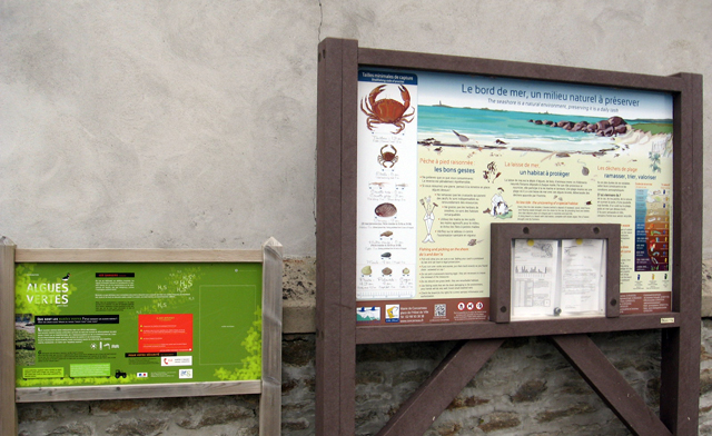 Affichage d'informations sur la qualité des eaux de baignade